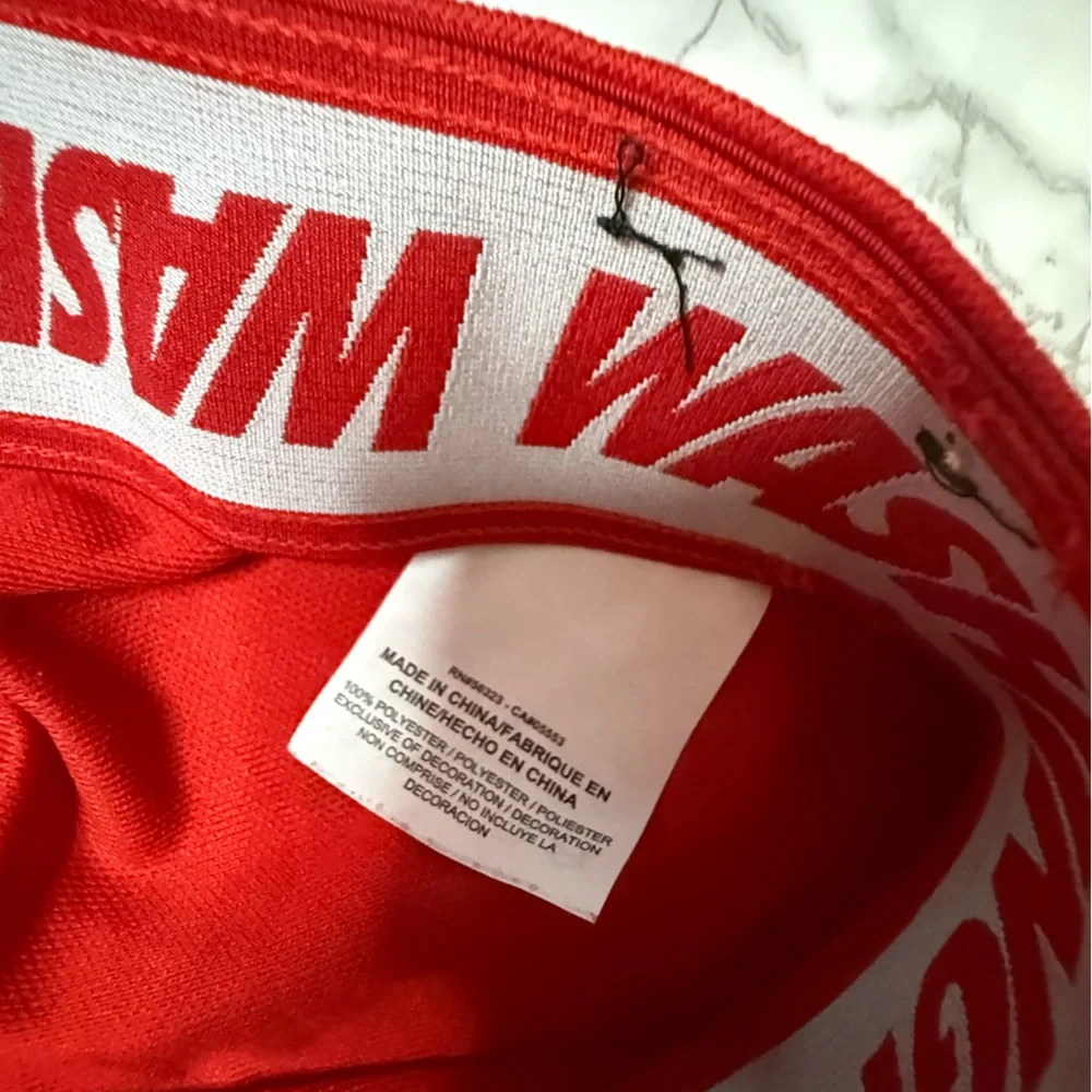Nike MLB Red Athletic Shorts with White Logos